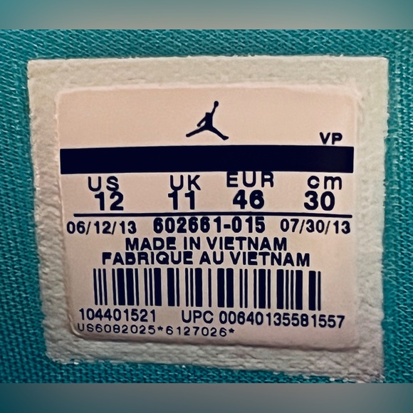 Nike Jordan Flight Club 90s - Cool Grey Gamma Blue - Men’s Size 12 - 602661-015 - Picture 10 of 10